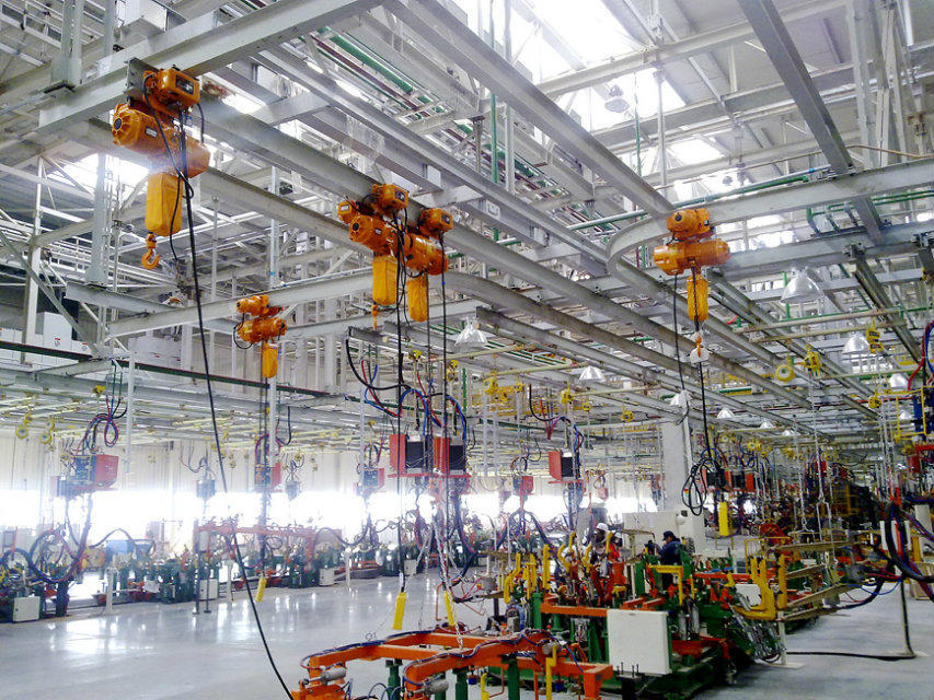 曲線電動環(huán)鏈葫蘆